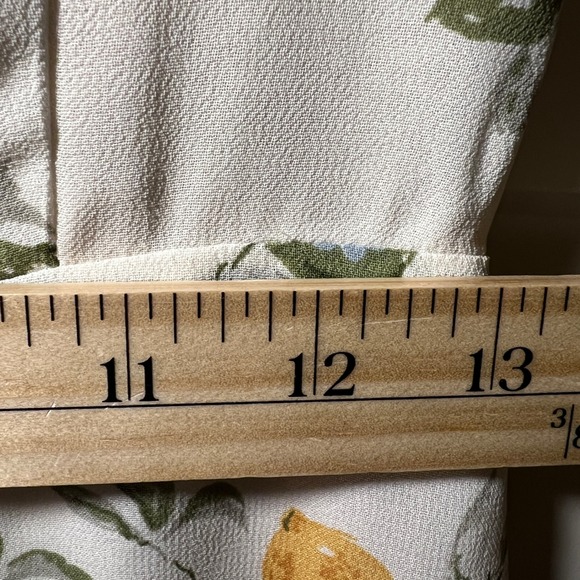 Reformation Christine Mini Dress in Citron (Lemon Print, Women's Size 8 - Picture 14 of 16